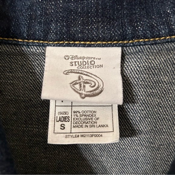 Disney Store Studio Collection Vintage Princess Denim Jean Jacket, Size S. - Picture 4 of 5